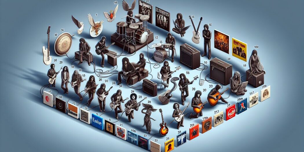 Die 20 erfolgreichsten Bands der 1970er Jahre